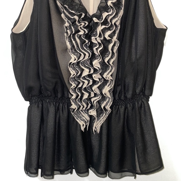 Robert Rodriguez Ruffled Top Blouse Medium EUC - Picture 10 of 14